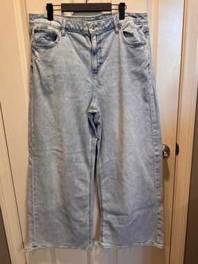 American Age Light Blue Wide Leg Jeans